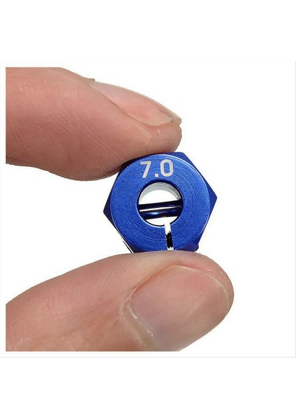 4pcs Mavi Rc Metal 7 0 Tekerlek Hex 12MM Vidalı ve 1pcs 5010 360KV Yüksek Tork Fırçasız Motorlar (Yurt Dışından) indirimleri