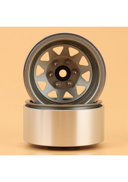 8pcs Derin Tabak Vagonu 1 9 Metal Beadlock Tekerlek Göbeği 1/10 Rc Paletli Eksenel SCX10 90046 Traxxas Trx4 RC4WD D90 2 (Yurt Dışından) fiyatları