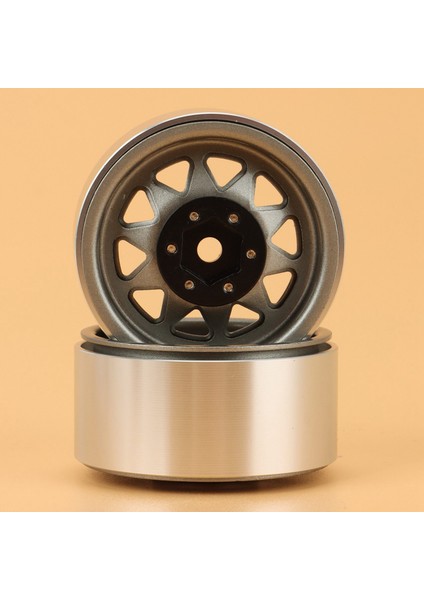 8pcs Derin Tabak Vagonu 1 9 Metal Beadlock Tekerlek Göbeği 1/10 Rc Paletli Eksenel SCX10 90046 Traxxas Trx4 RC4WD D90 2 (Yurt Dışından) modelleri