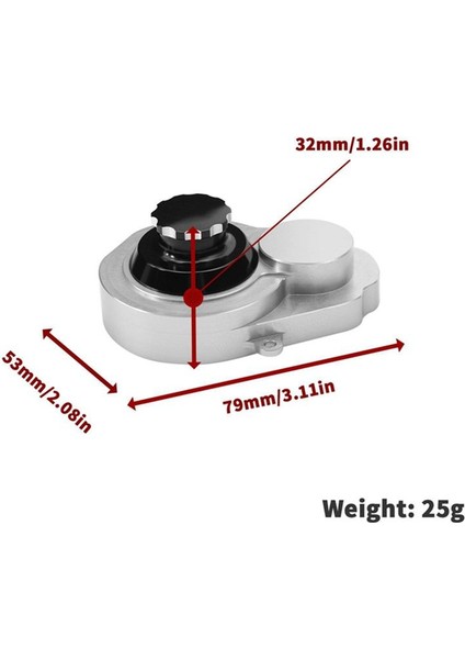 1/10 Traxxas Slash 2WD Rustler Stampede Bandit 2WD Rc Araba Yükseltme Parçaları Için Metal Gear Kutusu Kabuğu Şanzıman Dişli Kapağı (Yurt Dışından) indirimleri