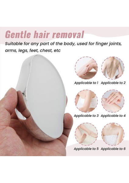 Kadınlar Için Ağrısız Sihirli Kristal Saç Çıkartma Erkek Epilasyon Silgi Silgi Eksfoliatör Araçlar Için Bacaklar Geri, Gümüş (Yurt Dışından) fırsatları