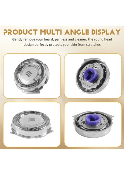 3pcs Yedek Tıraş Alınan Bıçak Philips HQ7310 PT725 PT720 PT860 AT890 AT860 (Yurt Dışından) indirimleri