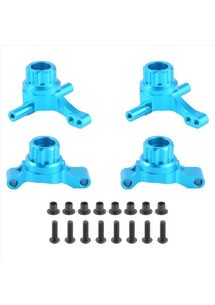 4pcs Metal Ön ve Arka Dik Knuckle Knuckle Kollar Direksiyon Knuckle Seti Tamiya TT02 Tt-02 1/10 Rc Araba Yükseltme Parçaları (Yurt Dışından)