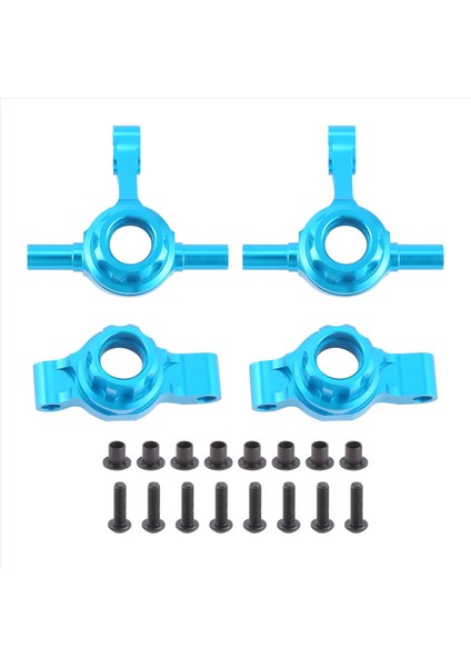 4pcs Metal Ön ve Arka Dik Knuckle Knuckle Kollar Direksiyon Knuckle Seti Tamiya TT02 Tt-02 1/10 Rc Araba Yükseltme Parçaları (Yurt Dışından) fiyatları