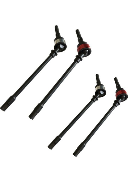 2 Çift Paslanmaz Çelik Cvd Mil Ön Az Aks Rc Axıal SCX10 Prwler Rc Car-Sılver ve Kırmızı (Yurt Dışından) fiyatları