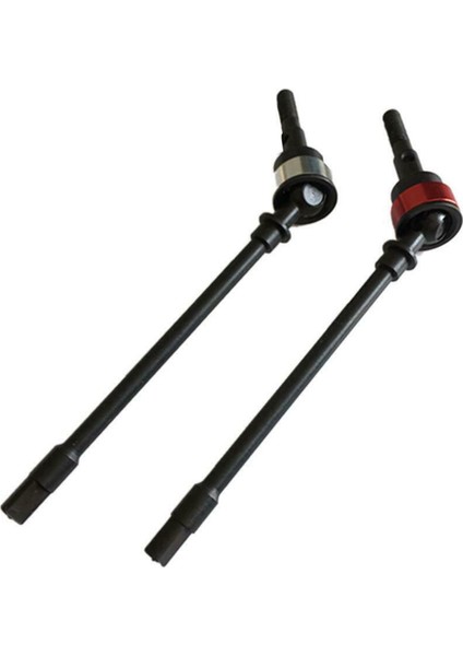 2 Çift Paslanmaz Çelik Cvd Mil Ön Az Aks Rc Axıal SCX10 Prwler Rc Car-Sılver ve Kırmızı (Yurt Dışından) fırsatları