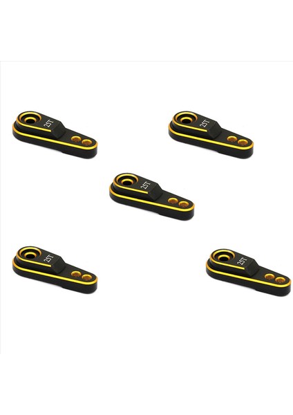 5x Sert Alüminyum Alaşım 25T M3 Direksiyon Bağlantısı Servo Kol Korsası 1/10 Rc Prıgler Traxxas Trx4 Metal Yükseltme Parçaları Altın (Yurt Dışından)