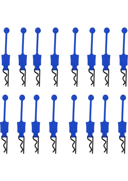 16PCS Lastik Araba Gövdesi Klipsli Tutucu Kabuk 1/10 Arrma Senton Granit Typhon Traxxas Eğik Udr 4 (Yurt Dışından)