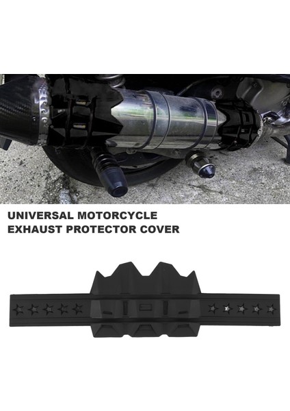 Evrensel Motosiklet Egzoz Susturucusu Düşme Koruması Siyah (Yurt Dışından) fırsatları