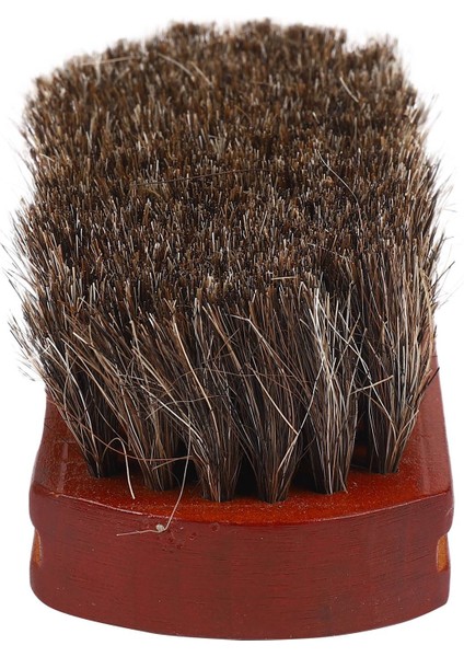 Ahşap Saplı Doğal At Saç Bıyık Sakal Fırça Yüz Sakal Temizleme Erkek Tıraş Fırçası Berber Salon Cihaz Araçları (Yurt Dışından) fırsatları