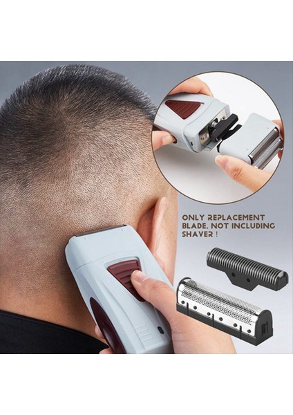 3 Kemeı KM-1102 Clıpper Elektrik Tür Türücü Parçaları Için Set Klip Bade Net Gümüş (Yurt Dışından)