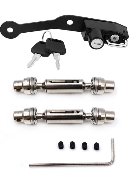 2 Wpl Için Set Rc Araç Yedek Parçalar Metal 1 Set Ural Kamyon Ön Arka Şaftı ve 1 Set Rc Araç Direksiyon Çekme Çubuğu (Yurt Dışından)