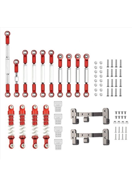 2x Metal Direksiyon Bağlantı Çubuk Çekme Çubuk Montajlar Wpl C14 C14 C24 C24-1 1/16 Rc Araç Yükseltme Parçaları Için Ayar Abimerler (Yurt Dışından) fiyatları