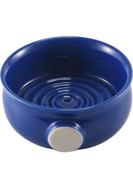 Seramik Erkekler Tıraş Kupa Kupa Bardağı Diş Tıraş Fırçası ve Tıraş Sabun Kraliyet Mavisi Için Alt Geniş Ağız (Yurt Dışından)