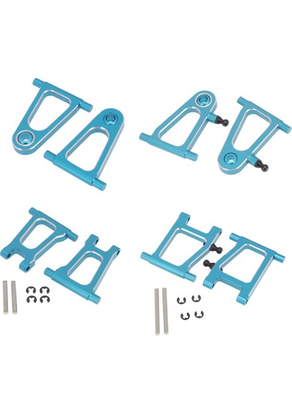 8pcs Metal Ön ve Arka Süspansiyon Kolları Tamiya Için Tt-01 TT01 TT-01E TT01E 1/10 Rc Araba Yükseltme Parçaları (Yurt Dışından)