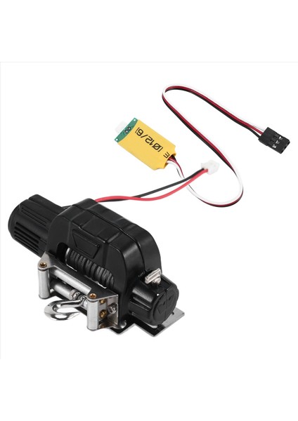 1/10 Rc Prıger Arak Axıal SCX10 Traxxas Trx4 Yükseltme Parçaları Aksesuarları B Için 3ch Kontrol Hattı ile Metal Otomatik Vinç (Yurt Dışından)