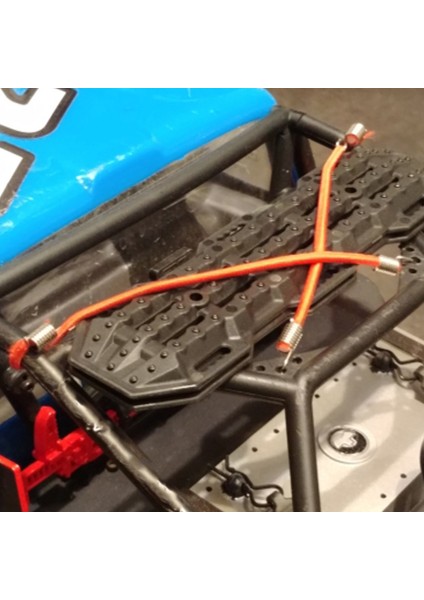 4pcs Kum Merdiveni Kurtarma Rampaları 1 10 Için Rc Paletli Eksenel SCX10 Tamiya CC01 Trx-4 D90 Mst Cfx Siyah ve Turuncu (Yurt Dışından) fırsatları