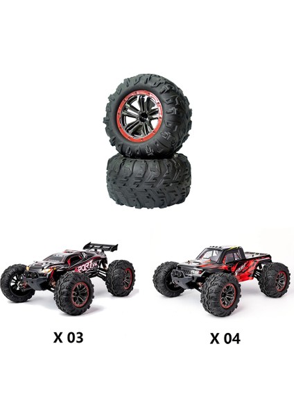 Rc Araba Tekerlek Lastik Lastikleri Xlf X03 X04 X-03 X-04 1/10 Rc Araç Fırçasız Monster Kamyon Yedek Parçalar Aksesuarları (Yurt Dışından) fırsatları