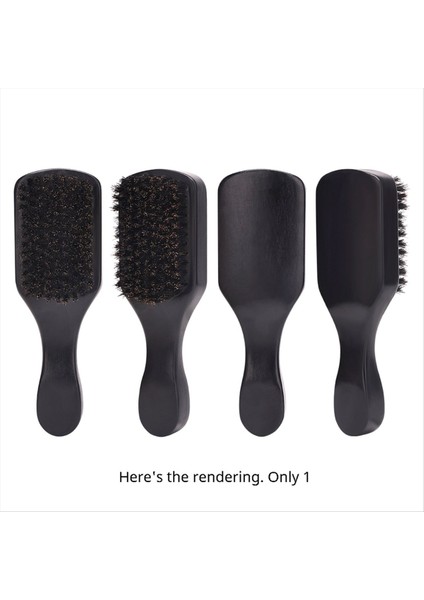 1pcs Saç Hunisi Ahşap Tıraş Fırçası Yüz Bebek Sakal Fırçası, Siyah (Yurt Dışından) fırsatları