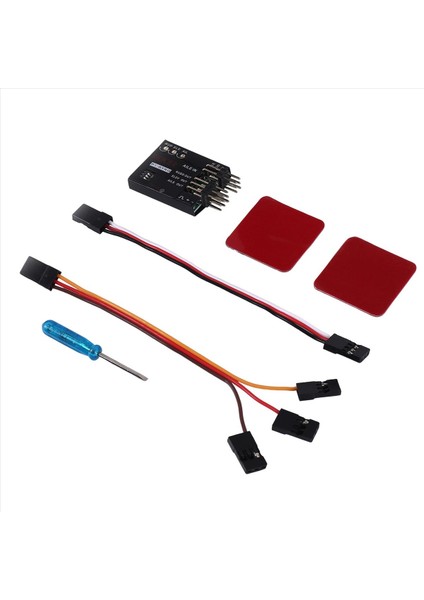 P1-Gyro 3 Eksenli Uçuş Kontrolör Stabilizatör Sistemi Sabit Uçan Kanat Siyahı Için Gyro (Yurt Dışından) fiyatları