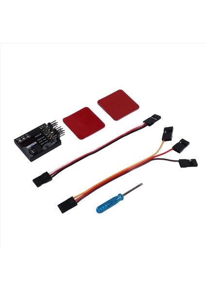 P1-Gyro 3 Eksenli Uçuş Kontrolör Stabilizatör Sistemi Sabit Uçan Kanat Siyahı Için Gyro (Yurt Dışından) modelleri