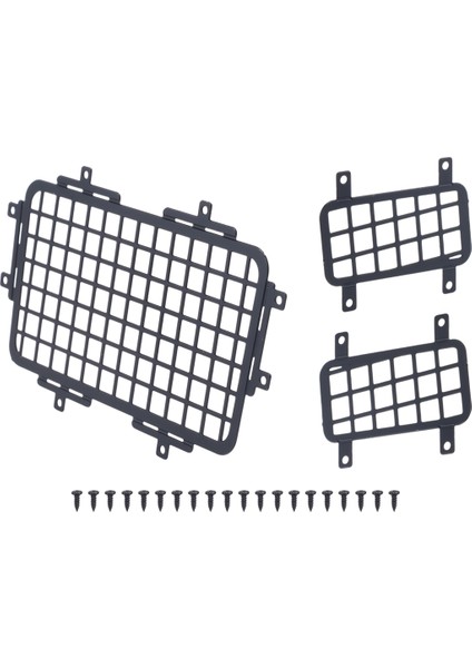 Mn D90 D99S Için MN99S 1/12 Rc Araba Yükseltme Parçaları Metal Stereoskopik Arka Cam Cam Koruyucu Net Aksesuarlar (Yurt Dışından) fiyatları