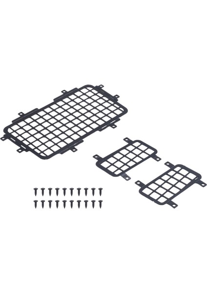 Mn D90 D99S Için MN99S 1/12 Rc Araba Yükseltme Parçaları Metal Stereoskopik Arka Cam Cam Koruyucu Net Aksesuarlar (Yurt Dışından) modelleri