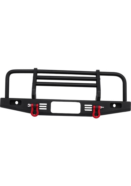 1/10 Rc Prıgler Traxxas Trx4 Trx4 Için 2 LED Işığı ile Ayarlanabilir Metal Ön Tampon Eksenel SCX10 SCX10 Iı 90046 90047 Siyah (Yurt Dışından)