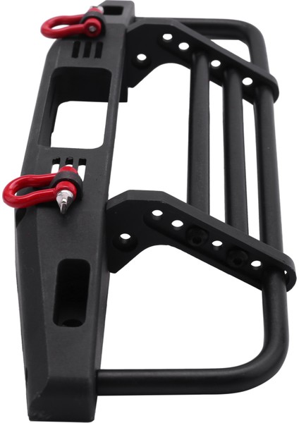 1/10 Rc Prıgler Traxxas Trx4 Trx4 Için 2 LED Işığı ile Ayarlanabilir Metal Ön Tampon Eksenel SCX10 SCX10 Iı 90046 90047 Siyah (Yurt Dışından) fırsatları