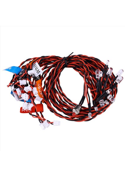 24 LED Yanıp Sönen Parlak Işık Flaş Lambaları Kit Sistemi 1/10 1/8 Tamiya Eksenel SCX10 Traxxas Trx4 Rc Prwler Dıft Car (Yurt Dışından) modelleri