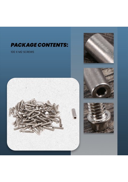 100PCS 1 9 2 2 Tekerlek Rim Imparatorluk M2 Vida Dekorasyonu 1/10 Rc Prwler Axıal SCX10 90046 AXI03007 Traxxas Trx4 B (Yurt Dışından) indirimleri