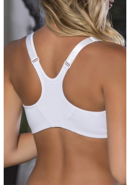 Beyaz Önden Fermuarlı Pamuklu Sütyen,günlük ve Medikal Kullanım Için, Kadın Iç Giyim fiyatları