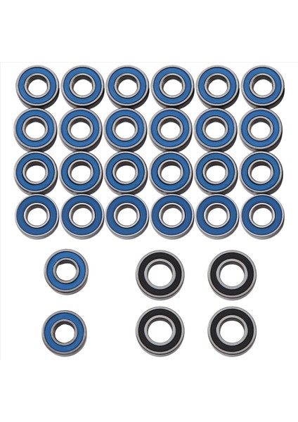 30PCS Tamiya Için Mühürlü Yatak Kiti 1/14 Kamyon Traktör Trailer Yarı Grand Knight King Hauler Yükseltme Parçaları (Yurt Dışından)