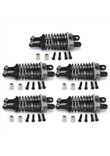 10 Adet Yağ Ayarlanabilir 65MM Şok Emici Damper Rc Araba 1/18 Wltoys A959 A979 Hpı Hsp Traxxas Losi Tamiya Titanyum (Yurt Dışından)