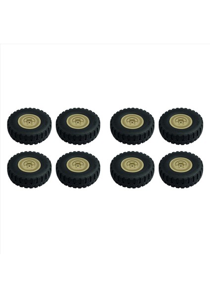 8pcs LD-P06 Ldrc LD-P06 Ld P06 Için Tekerlek Lastik Lastik 1/12 Rc Kamyon Araba Yedek Parçalar Sarı (Yurt Dışından)
