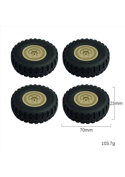 8pcs LD-P06 Ldrc LD-P06 Ld P06 Için Tekerlek Lastik Lastik 1/12 Rc Kamyon Araba Yedek Parçalar Sarı (Yurt Dışından) fiyatları