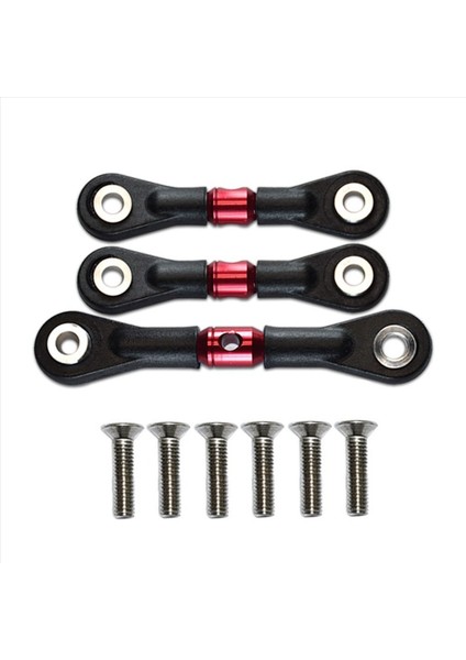 12PCS Direksiyon Bağlantı Çubuğu Tamiya Tt-02 TT-02T TT02 TT02T 1/10 Rc Araba Yükseltme Parçaları Aksesuarları Kırmızı (Yurt Dışından) fiyatları