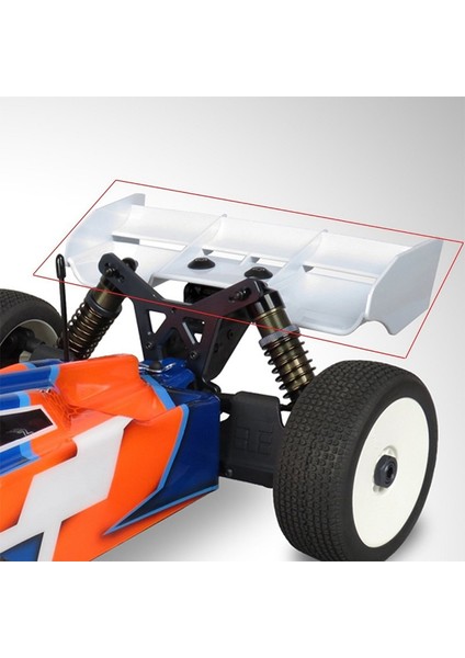 2x 1 8 Buggy Rc Arabalar Rc Plastik Naylon Kuyruk Kanadı 1/8 Ölçekli Nitro Elektrikli Yol Kapalı Buggy Red &amp White (Yurt Dışından) modelleri