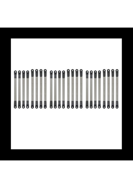24PCS Metal Bağlantı Çubuk Çekme Çubuk Çubuk Din Dolar Için 1/10 Rc Prwler Car Axıal SCX10 90027 RC4WD D90 D110 CC01 Tf2 Mst (Yurt Dışından)