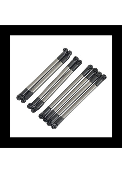 24PCS Metal Bağlantı Çubuk Çekme Çubuk Çubuk Din Dolar Için 1/10 Rc Prwler Car Axıal SCX10 90027 RC4WD D90 D110 CC01 Tf2 Mst (Yurt Dışından) modelleri