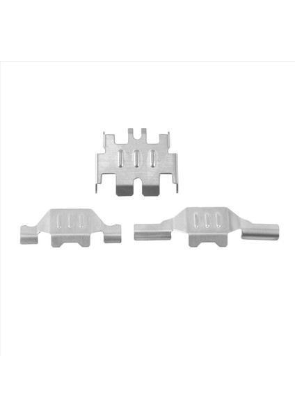 Paslanmaz Çelik Kızak Plakası Aks Koruyucu Şasi Zırhı 1/18 Rc Paletli Araba TRX4M Yükseltme Parçaları Aksesuarları (Yurt Dışından)