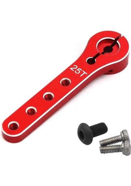 56MM 25T Metal Servo Kol Uzatma Servo Korna 1/10 Rc Craıl Araç Boju Futaba Hsp Wltoys Axıal SCX10 Traxxas Parçaları 1 (Yurt Dışından)