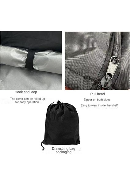 Bun Pan Raf Kapağı Yüksek Yoğunluklu Su Geçirmez ve Toz Geçirmez Ekmek Raf Kapağı 23 x 28 x 64 Inç Fırın Tek Raf Kapakları (Yurt Dışından) indirimleri