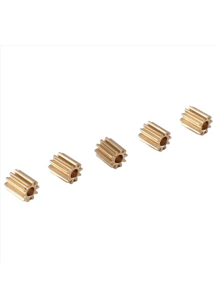 5pcs Pirinç 10T Pinyon Dişli Eksenel SCX24 Için Motor Dişli 1/24 Rc Paletli Araba Yükseltme Parçaları (Yurt Dışından) fiyatları