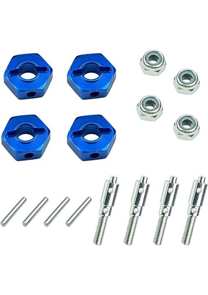 LD-P06 5mm Ila 12MM Metal Birleştirici Tekerlek Hub Hub Hex Adaptörü Ldrc Için LD-P06 Ld P06 Unımog 1/12 Rc Kamyon Araç Kararları Parçalar (Yurt Dışından)