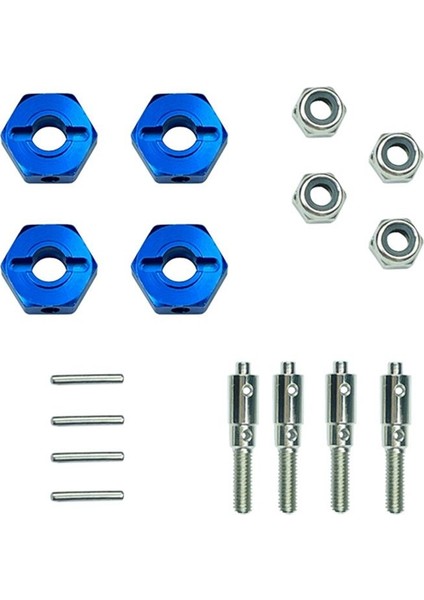 LD-P06 5mm Ila 12MM Metal Birleştirici Tekerlek Hub Hub Hex Adaptörü Ldrc Için LD-P06 Ld P06 Unımog 1/12 Rc Kamyon Araç Kararları Parçalar (Yurt Dışından) fiyatları