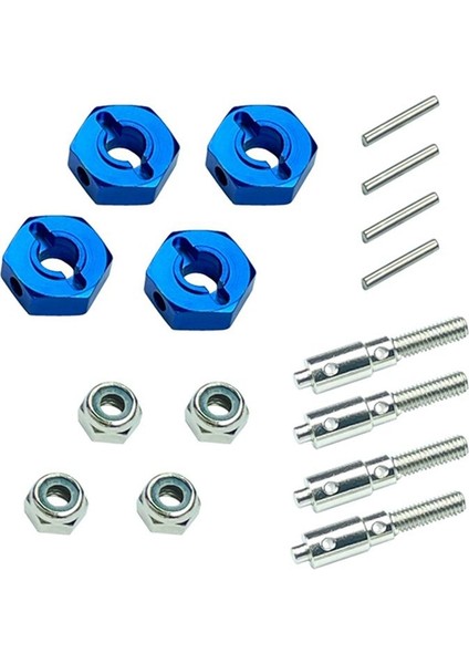 LD-P06 5mm Ila 12MM Metal Birleştirici Tekerlek Hub Hub Hex Adaptörü Ldrc Için LD-P06 Ld P06 Unımog 1/12 Rc Kamyon Araç Kararları Parçalar (Yurt Dışından) modelleri