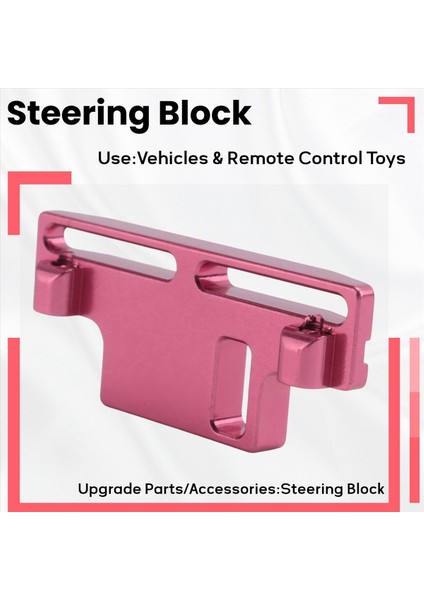 Wpl D12 Için 1/10 Rc Kamyon Araba Yükseltme Parçaları Metal Direksiyon Grubu Direksiyon Bloğu Yedek Aksesuarlar Kırmızı (Yurt Dışından) fırsatları