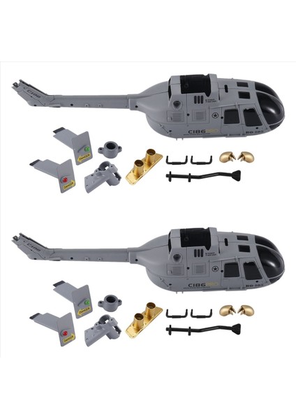 2x C186 Kabuk Kapağı C186 C-186 Rc Helikopter Helikopter Drone Yedek Parçalar Yükseltme Aksesuarları 1 (Yurt Dışından)
