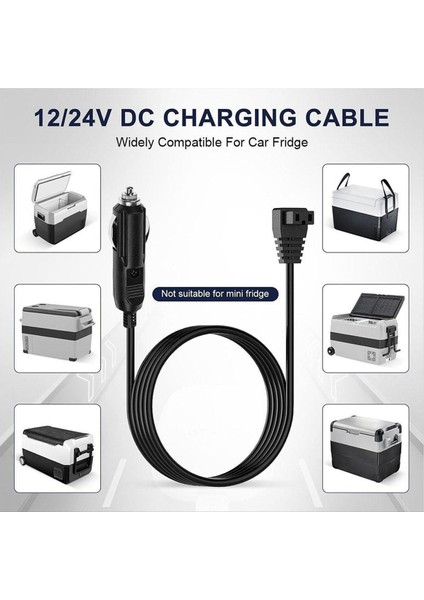 12V Araba Buzdolabı Güç Kablosu 2m Sigara Adaptörlü Anahtarsız (Yurt Dışından) modelleri